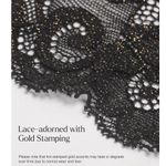 NWT Popilush Black Shaper Maxi Dress Lace Corset Formal Gown Large Photo 4