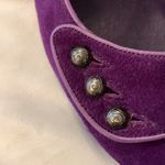 BCBGeneration Like New Rich Purple Mirtos Wedge Heels in Suede Photo 5