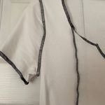 PacSun Pac Cares White Black Seamed Crop Top Short Sleeves Photo 2