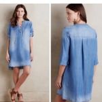 Cloth & Stone L chambray denim dress tie Photo 1