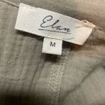 Elan   Gauze Cotton Utility Jacket In Khaki Size Medium Photo 6