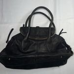 Botkier  Black‎ Leather Gold Hardware Zipper Accent Satchel Bag Photo 1