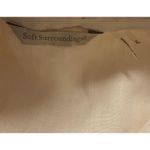 Soft Surroundings XL Peachy Pink 100% Linen Shirt Top Tunic Tie Back Pockets Photo 5