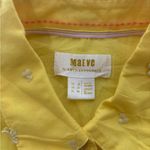 Anthropologie  Maeve Yellow Embroidered Shirt Photo 1