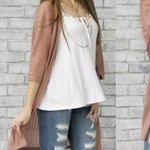 Lightweight Knit Open Cardigan‎ Pink Photo 8