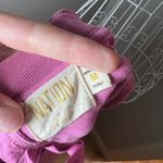 Nation Ltd  Britt Tie Back Tank In Prom Date Pink Sz M 100% Cotton Anthropologie Photo 6