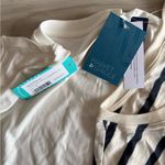 Market & Spruce  2 Pack Tanner Boxy Cotton Blend Tee Beige Medium NWT Photo 6