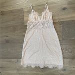 Victoria's Secret Victoria Secret's Dream Angels Blush Pink Shimmer Lace Slip Dress Size Small Photo 7