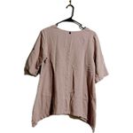 Soft Surroundings  linen blend rose pocket‎ tunic women’s medium ￼￼ Photo 1