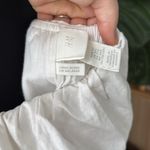 H&M White Flounce Sleeve Off-The-Shoulder Linen Mini Dress Photo 7