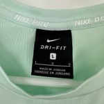 Nike Pro Size Large Tank Mint Green Dri Fit Sleeveless‎ Athleisure Gym Running Photo 3