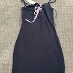 Urban Outfitters  Kiara Lace-Up Mini Dress NWT Size S Photo 4