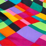 Vintage 80s/90s Gay Boyer Colorful Bold Geometric High Waist Palazzo Pants Red Size M Photo 4