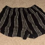 Universal Threads Universal Thread High Waist Black and White Striped Shorts Photo 2