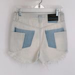One Teaspoon Outlaws Brando Two Tone Denim Shorts Photo 2