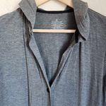 Cuddl Duds  Hooded Lounge Gray Dress Size Small Photo 2
