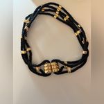 ZARA  Women’s Black Rope Gold Metal Fashion Belt NWOT Photo 1