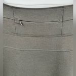 Athleta 🆕 NWOT Ponte Twill Skirt Fit & Flare Stretch Zip Green Gray Grey Taup 8 Photo 10