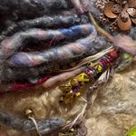 Handmade  Boho purse/tote bag featuring mixed materials and embellishments Photo 15