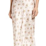 Reformation  silk blush pink floral skirt Photo 1