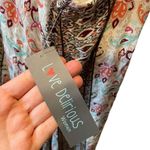 NEW Love Delirious Plus Hippie Boho Eclectic Floral Paisley Handkerchief Dress Size 2X Photo 5