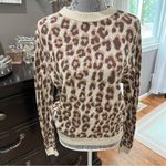 A New Day Leopard Print Crewneck Sweater Small – Baddie / Mob Wife Chic Photo 1