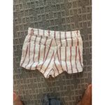 PacSun Los Angeles Mom Shorts Size 26 White Red Striped Casual Denim Photo 3