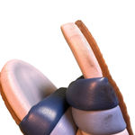 Seychelles  Blue Ombre Leather Slide Sandals Womens Size 7 Resort Summer Comfort Photo 10