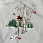 Vintage Country Store Embroidered Crewneck Sweatshirt Women’s Medium Green Photo 3