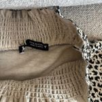 Zara  cheetah high neck top Photo 3