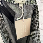Mink Pink Collection Revolve NWT Houndstooth Black‎ and White Mini Skirt Large Photo 4