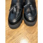 a.n.a Chunky Heel Loafers Black y2k 9.5 . Penny Goth Whimsigoth‎ Academia Witchy Photo 6