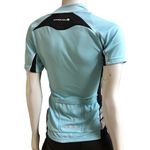 Endura Bike Cycling Short Sleeve Blue 1/4 Zip Shirt with Pockets Women's Size XS Photo 2