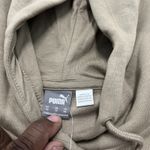 Puma  Women's Essential Fleece Hoodie Tan Pullover Sweatshirt Kangaroo Pocket XS Photo 4
