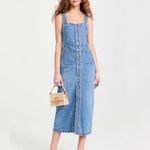 Rolla's Women’s Sailor Jean Midi Dress Azure Size 14 / XL Blue Photo 2