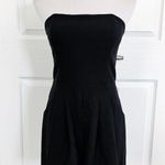 Black Halo Black Strapless Romper Photo 0