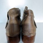 Eileen Fisher Billie Brown Wrapped Nubuck Distressed Booties Photo 4