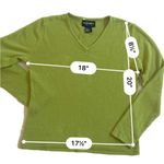 Requirements  Green Sweater Size S Photo 3