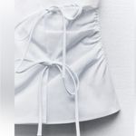 ZARA  gabardine tie halter top with bows Photo 5