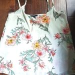 Forever 21 Sheer white flowery tank size small by  Photo 0