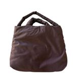 Kassl Editions Dark Chocolate Rubber Large pillow Tote Brown Photo 3