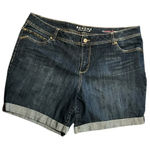 Sonoma  Blue Jean Shorts with Cuffed Hem & studs Photo 0