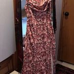 SheIn Satin maxi slit thigh dress Photo 3