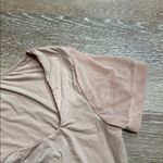 Beige Short Sleeve Bodysuit with mesh sleeves. Medium avidlove Tan Photo 2