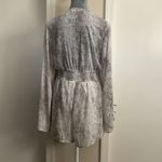 Altar'd State 🩵 Women's Snakeskin Flowy Long-Sleeved Romper Jumper Photo 2