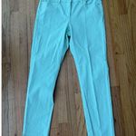 J. McLaughlin   Lexi Jean  10 Mid Rise 5 Pocket Preppy Classic Mint Peppermint Photo 2