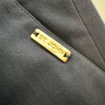 St. John  Sport Navy Pleated Trousers Size 2 Photo 5