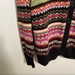 Tiara International Vintage Cardigan Sweater Fair Isle Photo 5