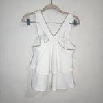 Amanda Uprichard  The Cal Brulee Colorway Ruffle Tiered Women Small Blouse Photo 1