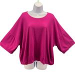 Bryn Walker Blouse Magenta Pink Small Photo 0